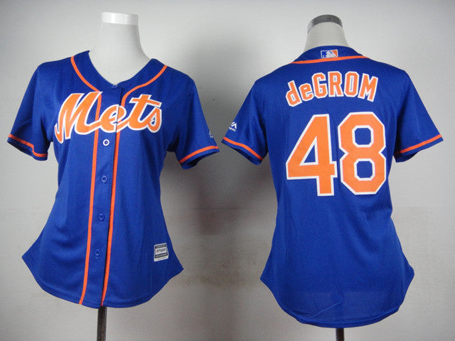 Jacob deGrom New York Mets blue jersey