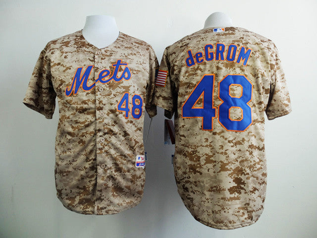 Jacob deGrom New York Mets camo Camo jersey