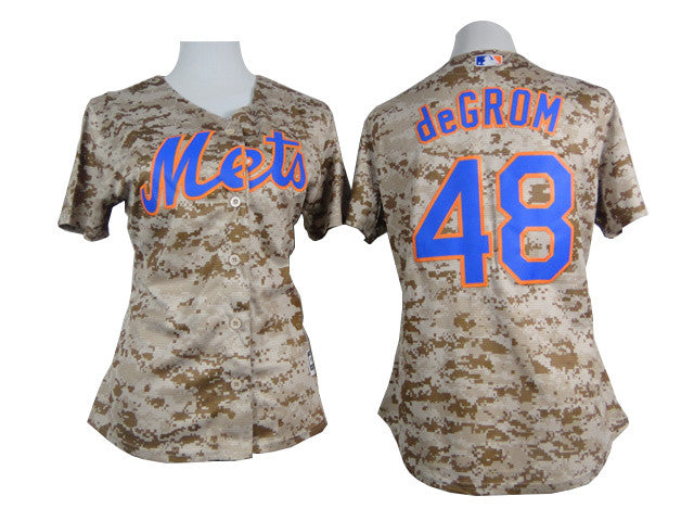 Jacob deGrom New York Mets camo Camo jersey