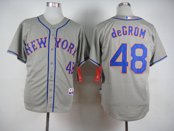 Jacob deGrom New York Mets grey jersey