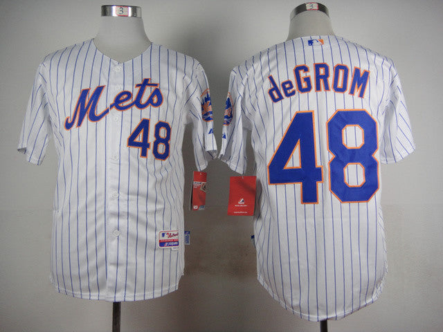 Jacob deGrom New York Mets white jersey