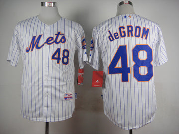 Jacob deGrom New York Mets white jersey