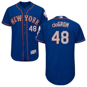 Jacob deGrom New York Mets blue Alternate jersey