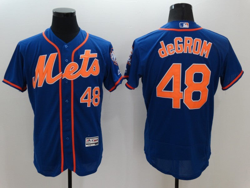 Jacob deGrom New York Mets blue jersey