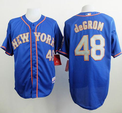 Jacob DeGrom New York Mets blue Alternate jersey