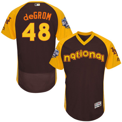 Jacob deGrom New York Mets brown Game jersey