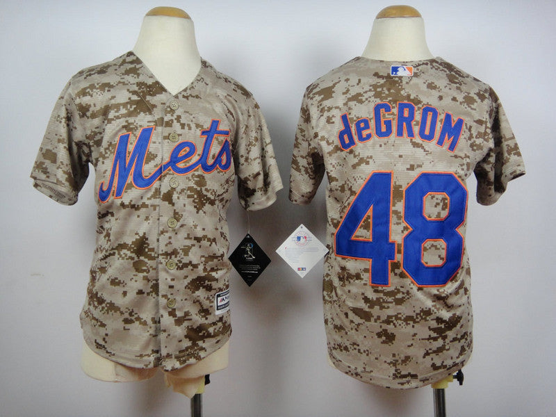 Jacob deGrom New York Mets camo Camo jersey