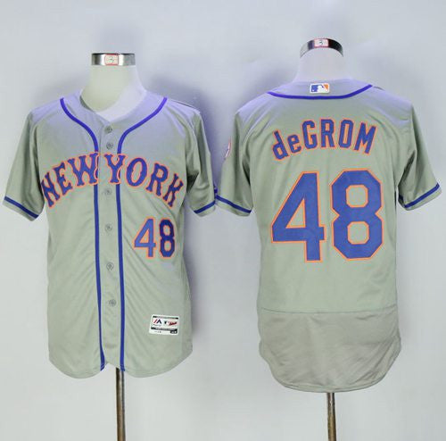 Jacob DeGrom New York Mets grey Authentic jersey