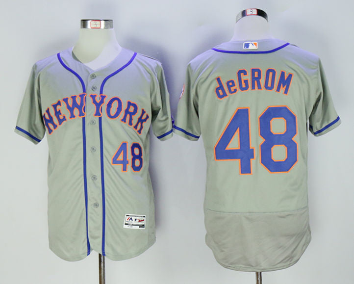 Jacob deGrom New York Mets grey jersey