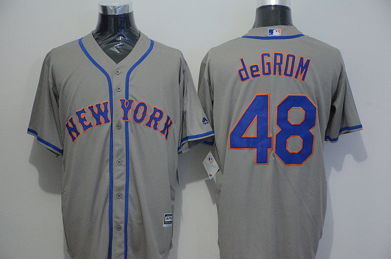 Jacob deGrom New York Mets grey jersey