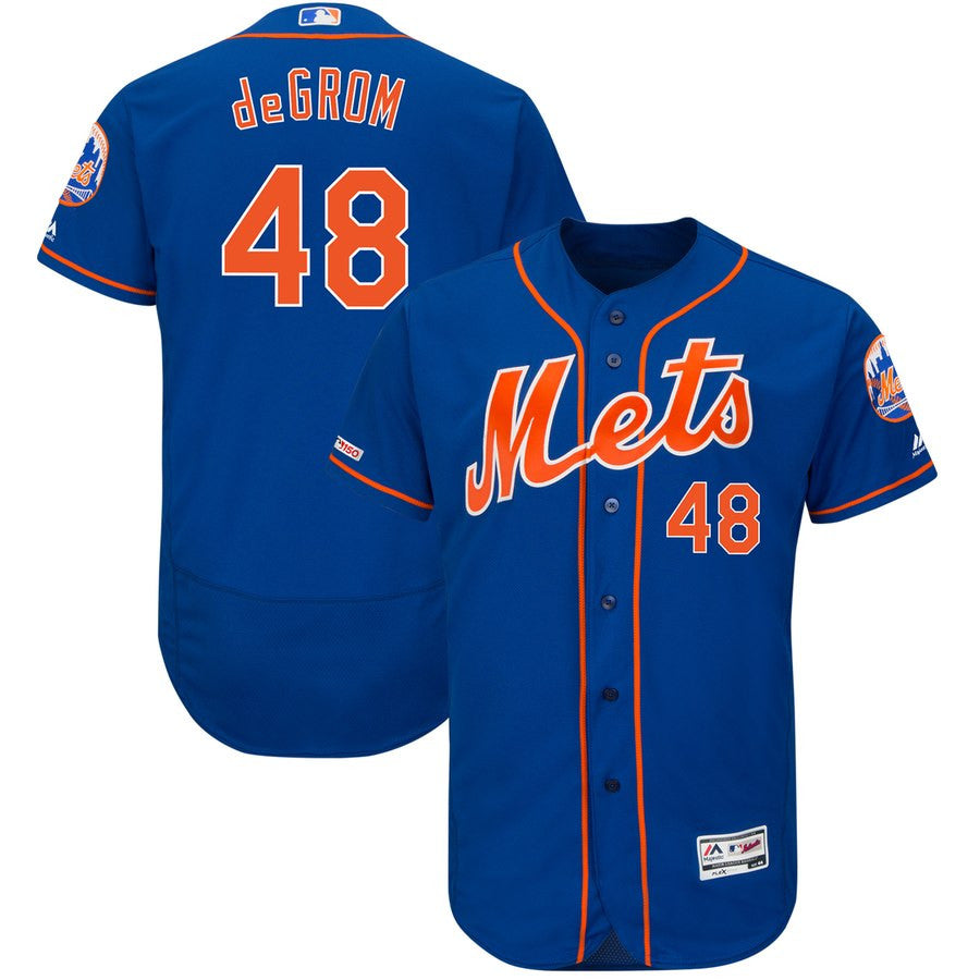 Jacob deGrom New York Mets royal jersey