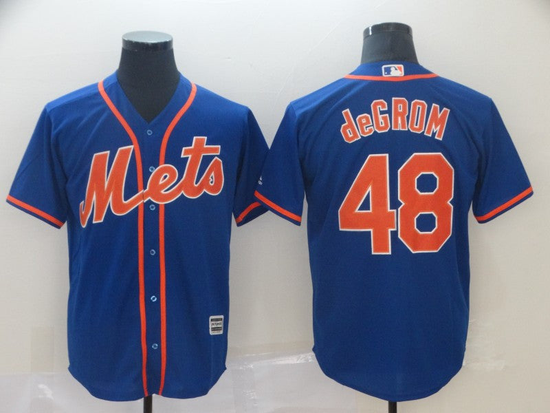 Jacob deGrom New York Mets royal jersey