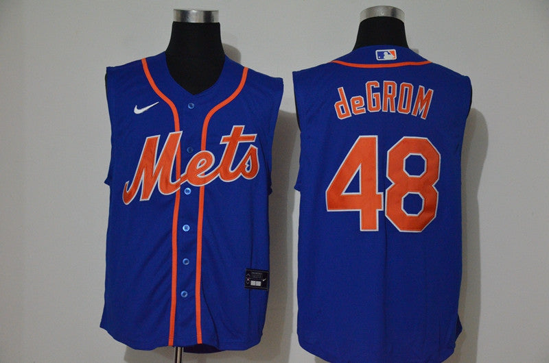 Jacob DeGrom New York Mets royal jersey