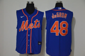 Jacob DeGrom New York Mets royal jersey