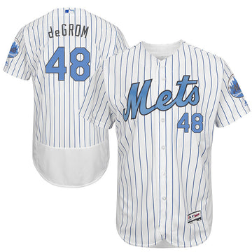 Jacob deGrom New York Mets white jersey