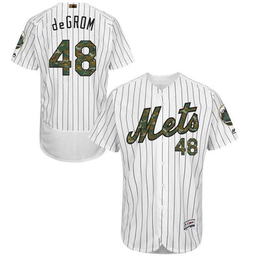 Jacob deGrom New York Mets white jersey