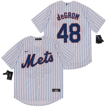 Jacob deGrom New York Mets white jersey
