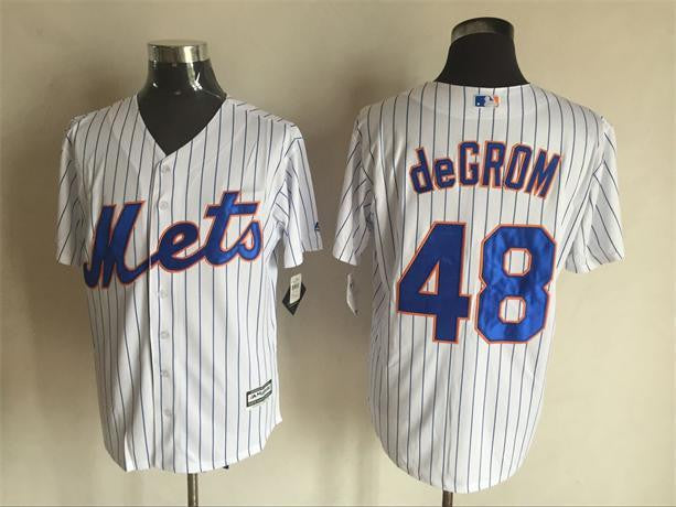 Jacob deGrom New York Mets white jersey