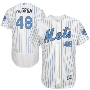 Jacob DeGrom New York Mets white Authentic jersey