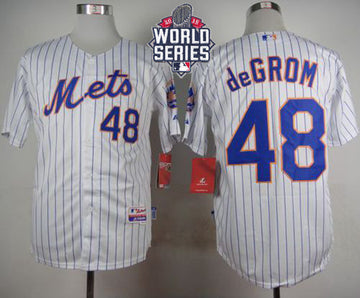 Jacob DeGrom New York Mets white Home jersey