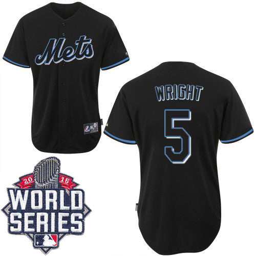 David Wright New York Mets black Fashion jersey