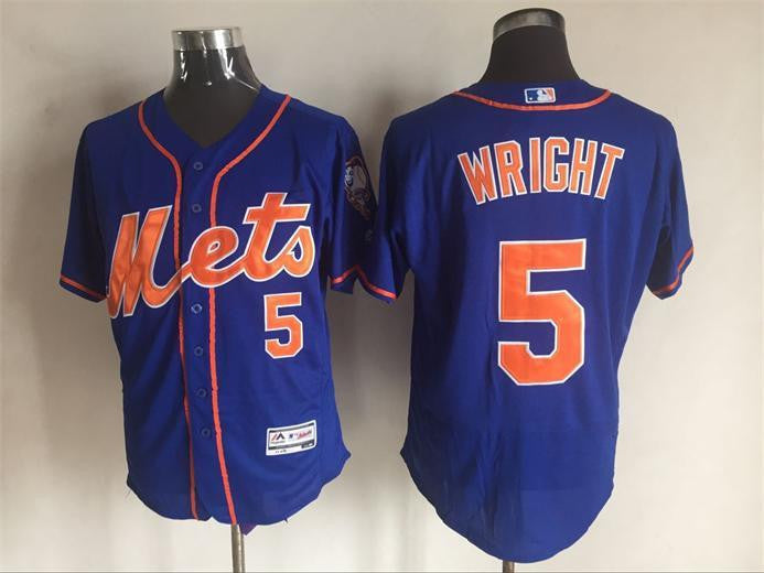 David Wright New York Mets blue jersey