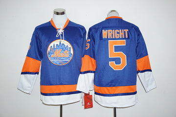 David Wright New York Mets blue jersey