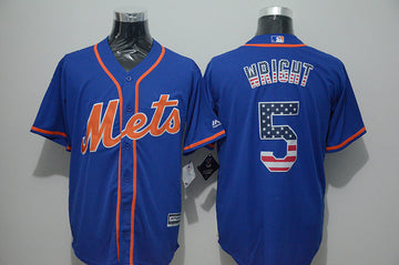 David Wright New York Mets blue jersey