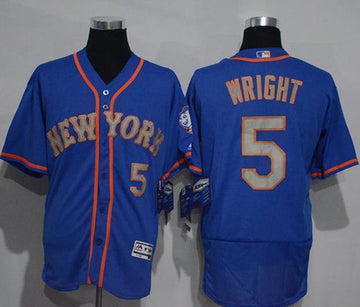 David Wright New York Mets blue Authentic jersey