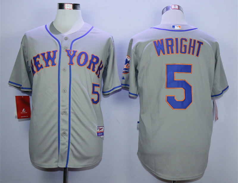 David Wright New York Mets grey jersey