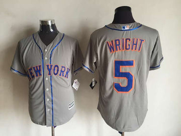 David Wright New York Mets grey jersey