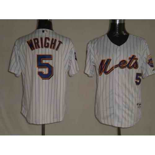 David Wright Pinstripe New York Mets jersey