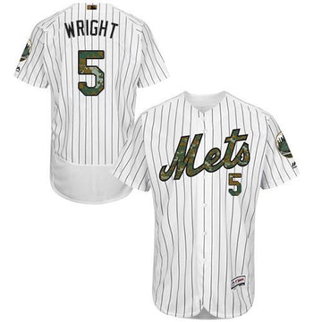 David Wright New York Mets white Authentic jersey