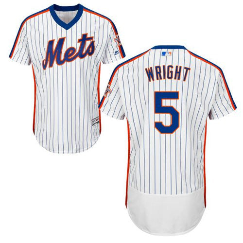 David Wright New York Mets white Alternate jersey