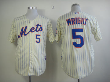 Wright New York Mets cream jersey