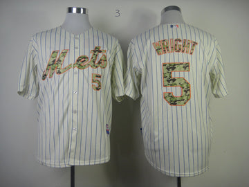 Wright New York Mets cream Camo jersey