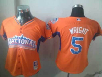 Wright New York Mets orange jersey