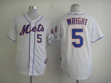 Wright New York Mets white jersey