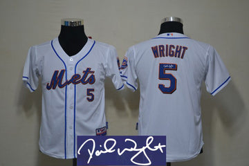 Wright New York Mets white jersey