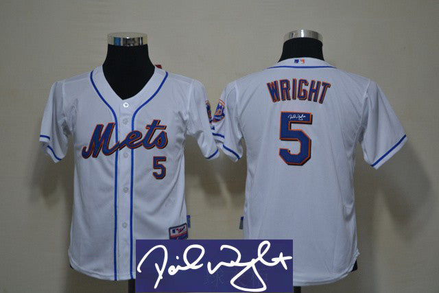 Wright New York Mets white jersey