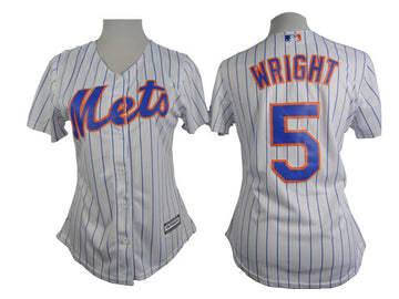 Wright New York Mets white jersey