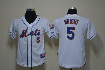 Wright New York Mets white jersey