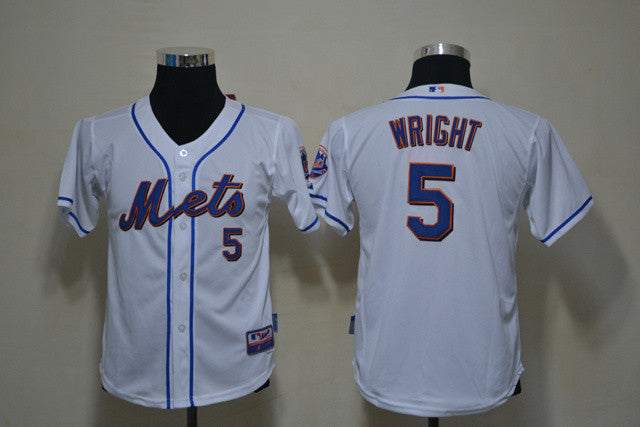 Wright New York Mets white jersey