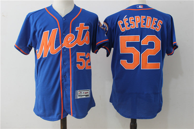 Yoenis Cespedes New York Mets blue Alternate jersey