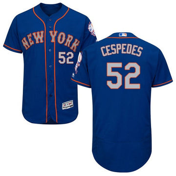 Yoenis Cespedes New York Mets blue Alternate jersey