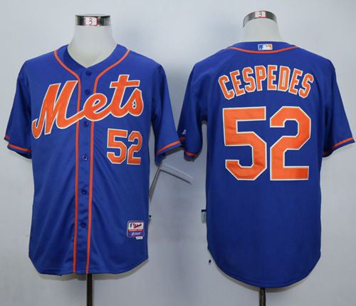 Yoenis Cespedes New York Mets blue Alternate jersey