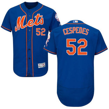 Yoenis Cespedes New York Mets blue jersey