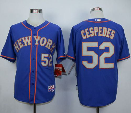 Yoenis Cespedes New York Mets blue Alternate jersey