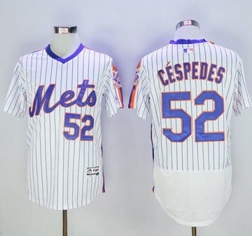 Yoenis Cespedes New York Mets white Alternate jersey