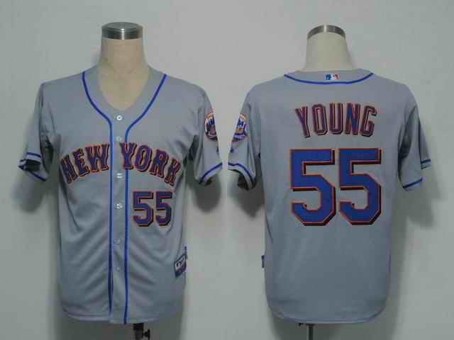 Young New York Mets grey jersey